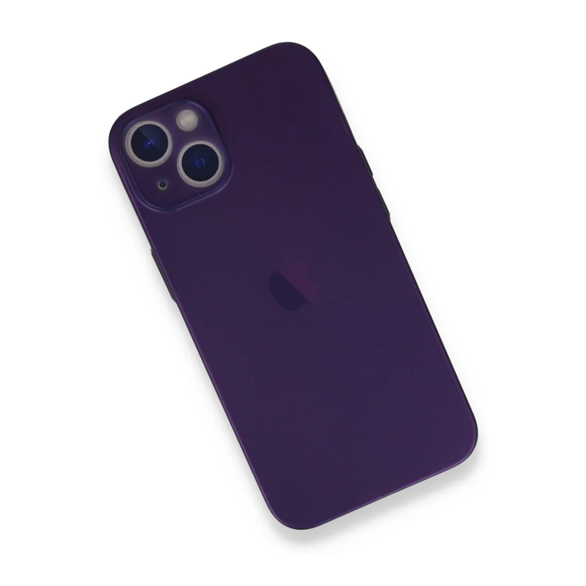 Premium PP Ultra İnce Kapak - iPhone 14 Plus Mor Koruma Kılıfı