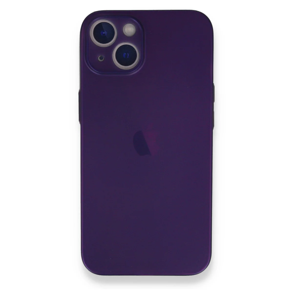 Premium PP Ultra İnce Kapak - iPhone 14 Plus Mor Koruma Kılıfı