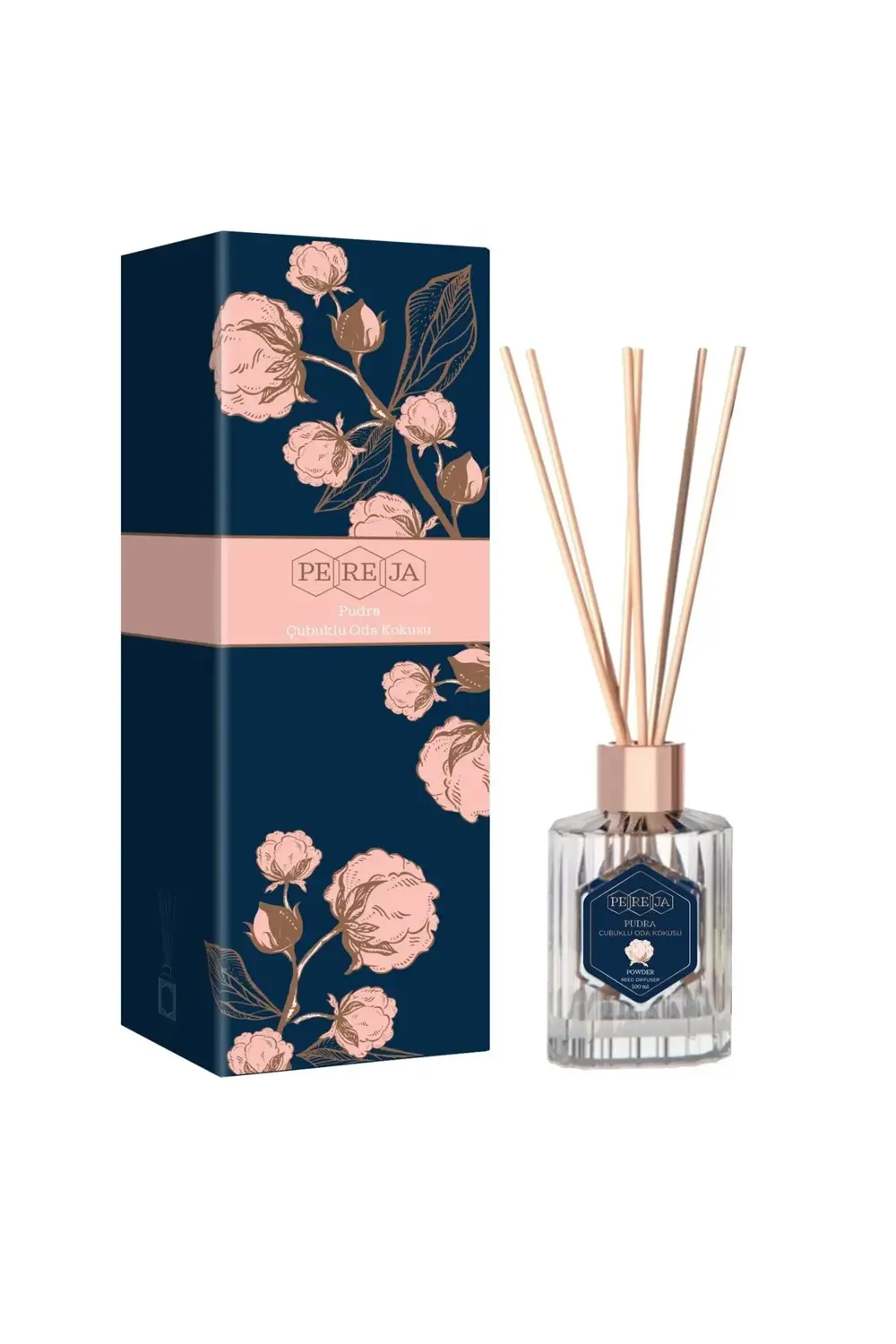 Premium Pudra Çubuklu Oda Kokusu 100 ml Premium Pudra Çubuklu Oda Kokusu 100 ml