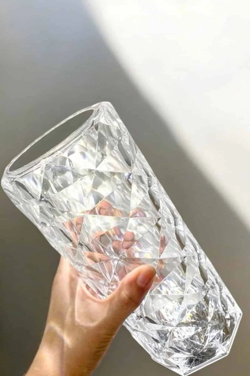 Premium RGB Kristal Gece Lambası - Dokunmatik Şarjlı ve Dekoratif