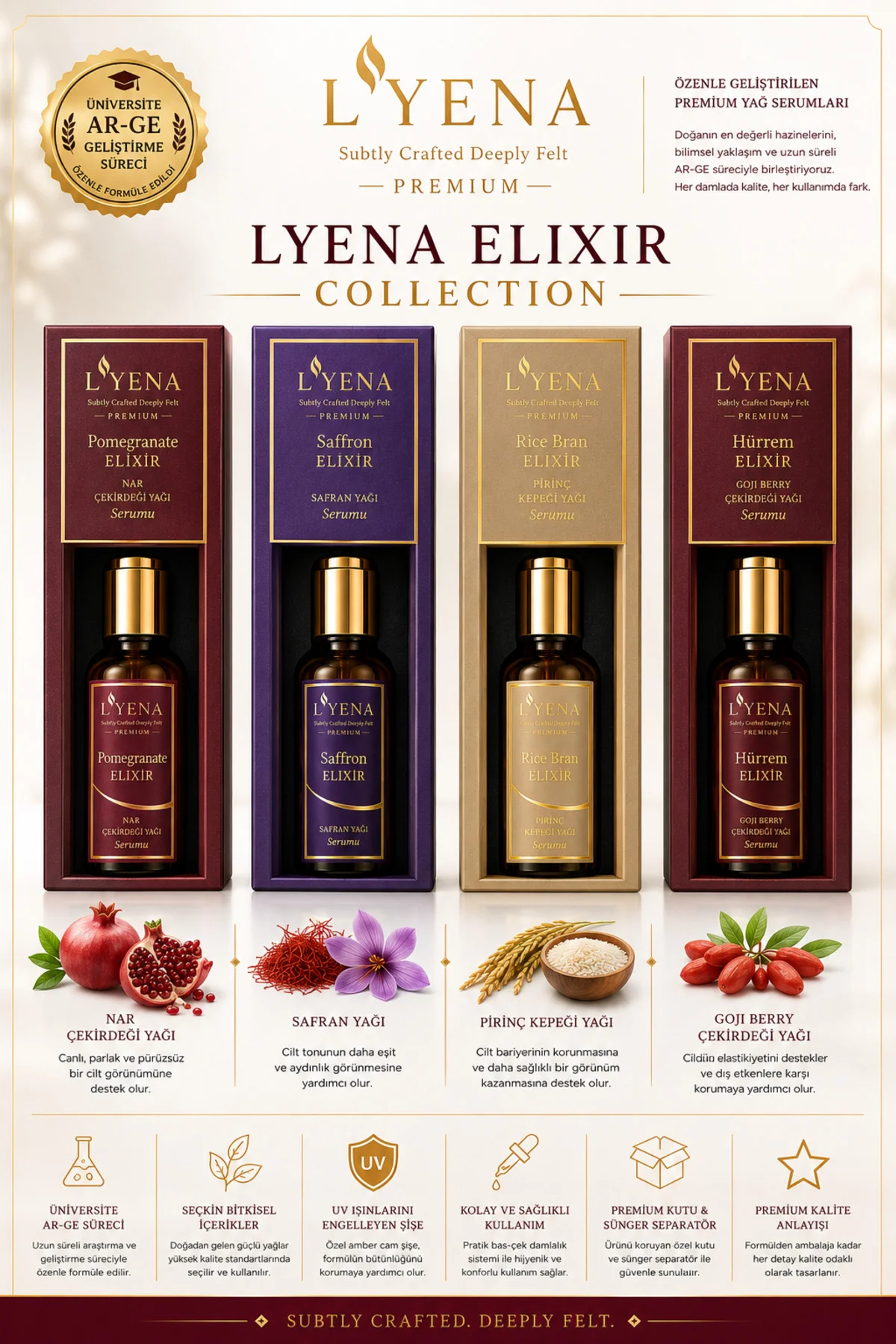 Premium Rıce Bran Elixir Pirinç Kepeği Yağı Serumu Premium Rıce Bran Elixir Pirinç Kepeği Yağı Serumu