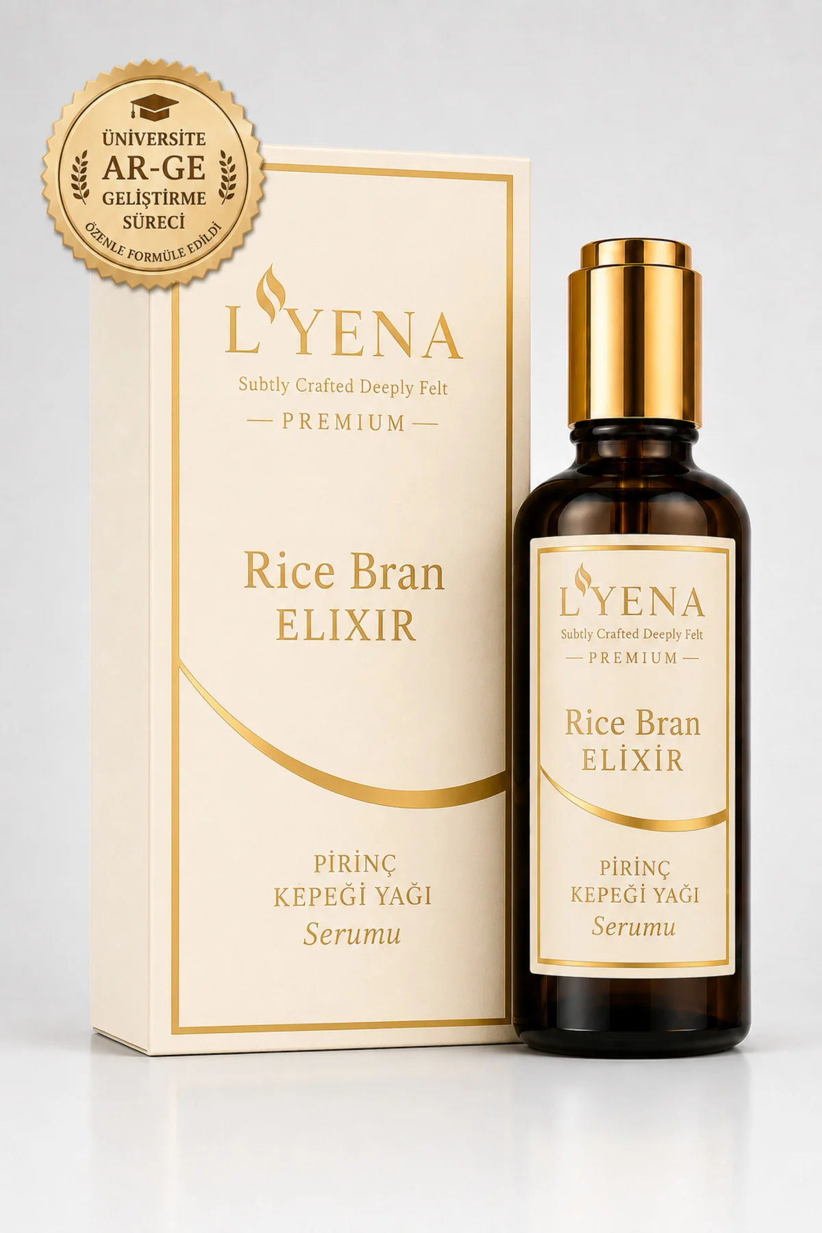 Premium Rıce Bran Elixir Pirinç Kepeği Yağı Serumu Premium Rıce Bran Elixir Pirinç Kepeği Yağı Serumu