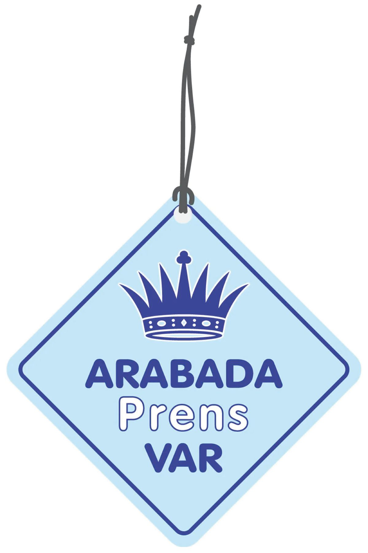 Bymeyla Premium Serisi Arabada Prens Var Tasarimli Dekoratif Oto Kokusu V