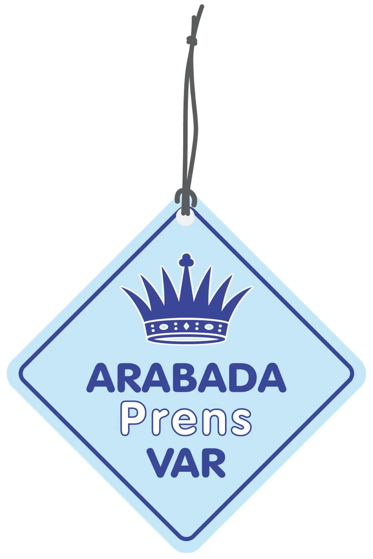 Premium Serisi Arabada Prens Var Tasarımlı Dekoratif Oto Kokusu Ve Oto Aksesuarı
