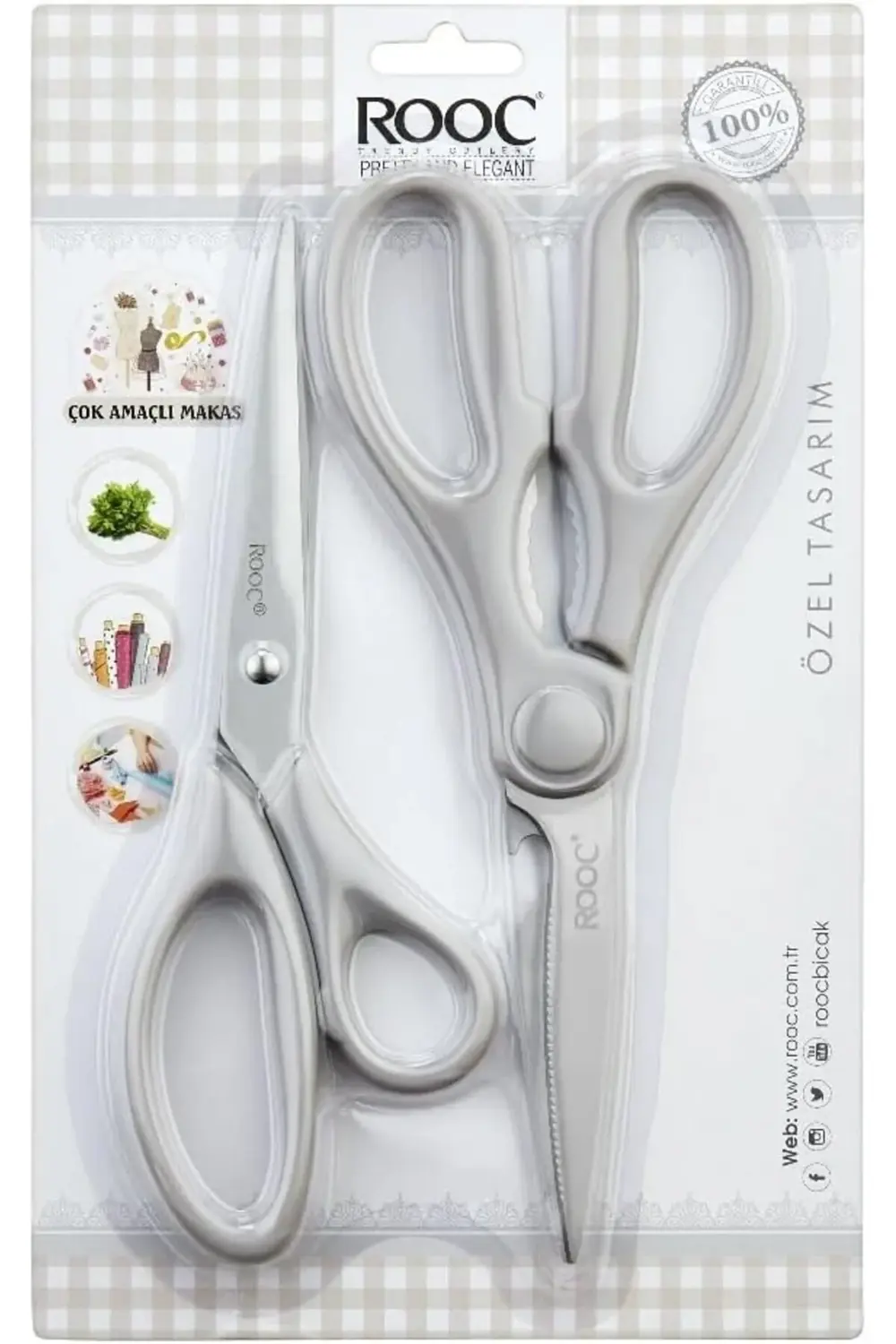 Premium Serisi Ergonomik Saplı Çelik Gıdaya Temasa Uygun 2'li Mut