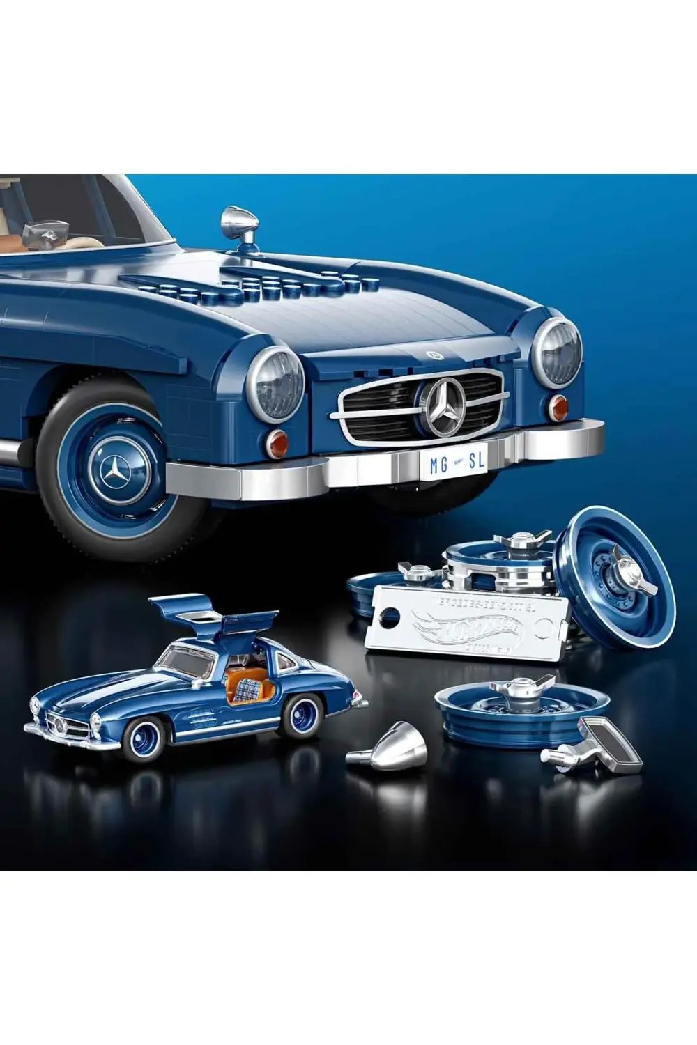 Premium Serisi Mercedes Benz 300 SL Araba 1600 Parça HWW25