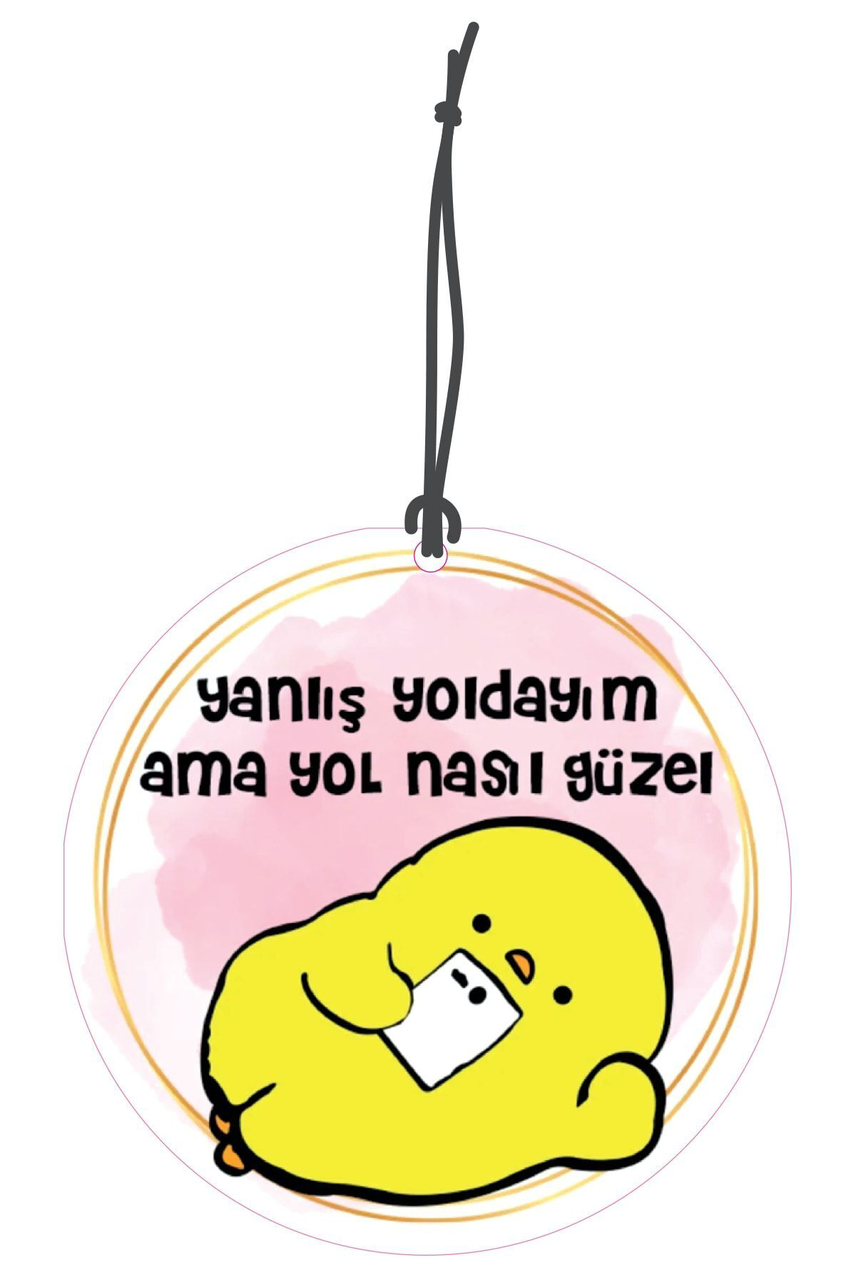 Premium Serisi Yanlış Yoldayım Ama Yol Nasıl Güzel Tasarımlı Deko