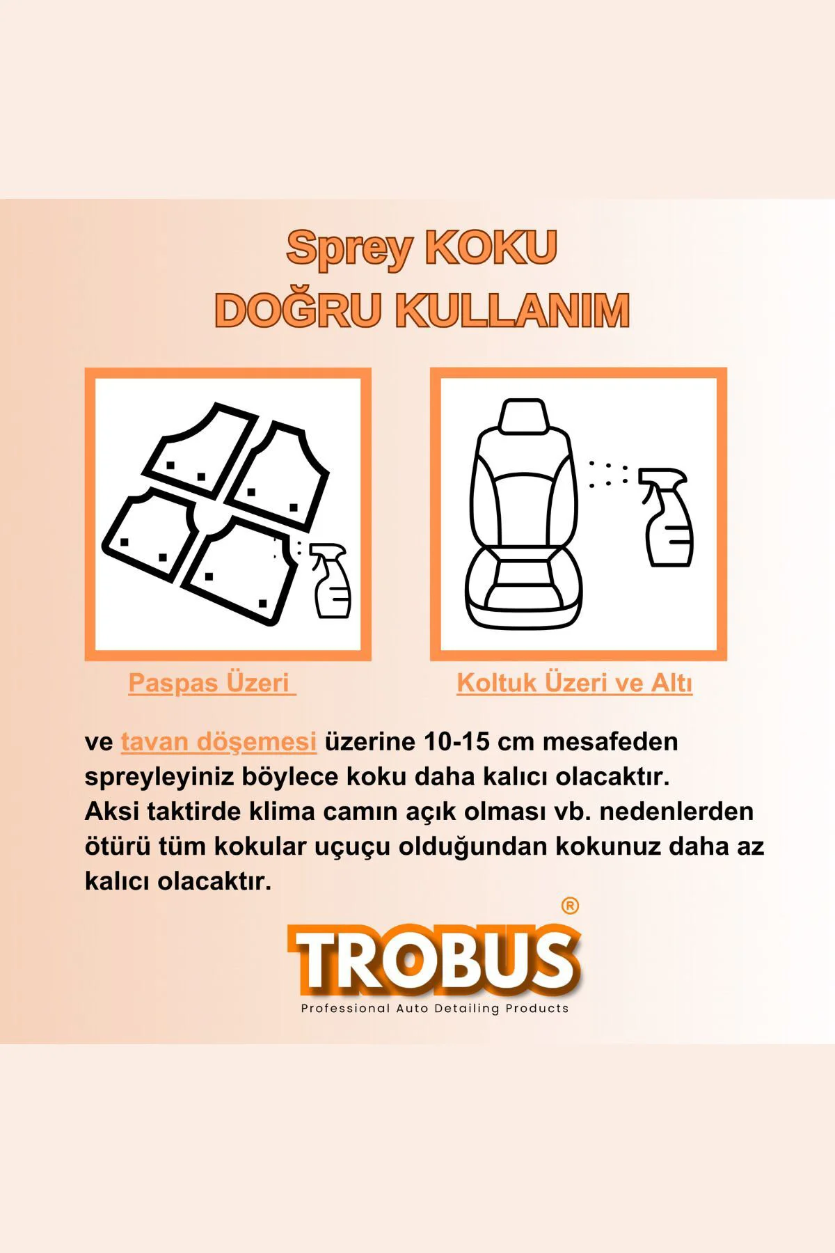 Premium Sıfır Araç Deri Kokusu - Oto Sprey Koku