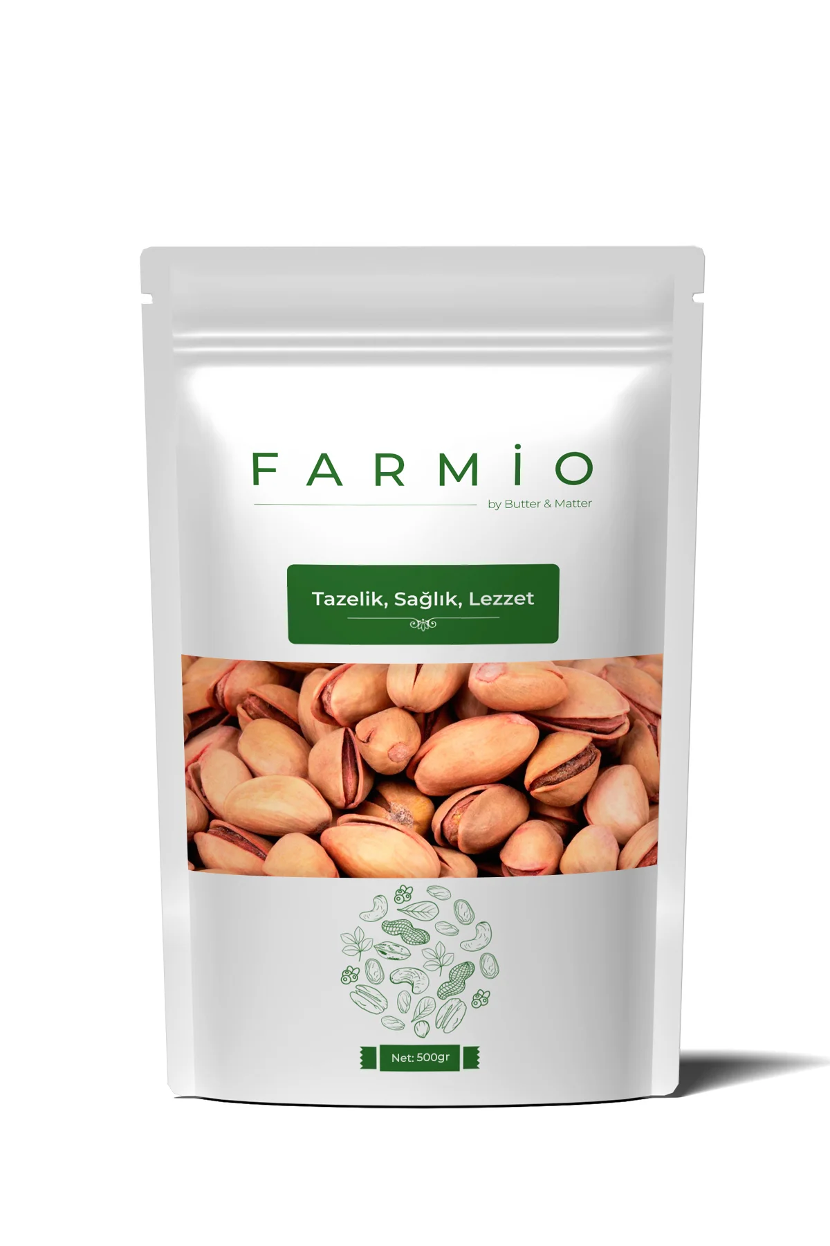 Premium Siirt Fıstığı 500gr – Kabuklu Kavrulmuş – Ana Çıtlak – Ta