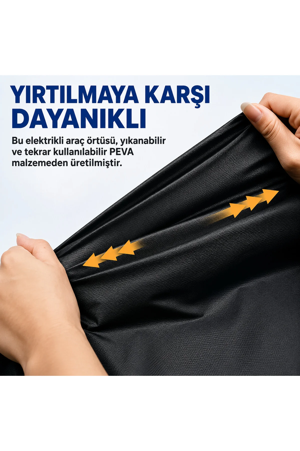 Premium Su Toz Geçirmez Motosiklet Bisiklet ve Elektrikli Scooter Koruma Örtüsü (180x120 cm)