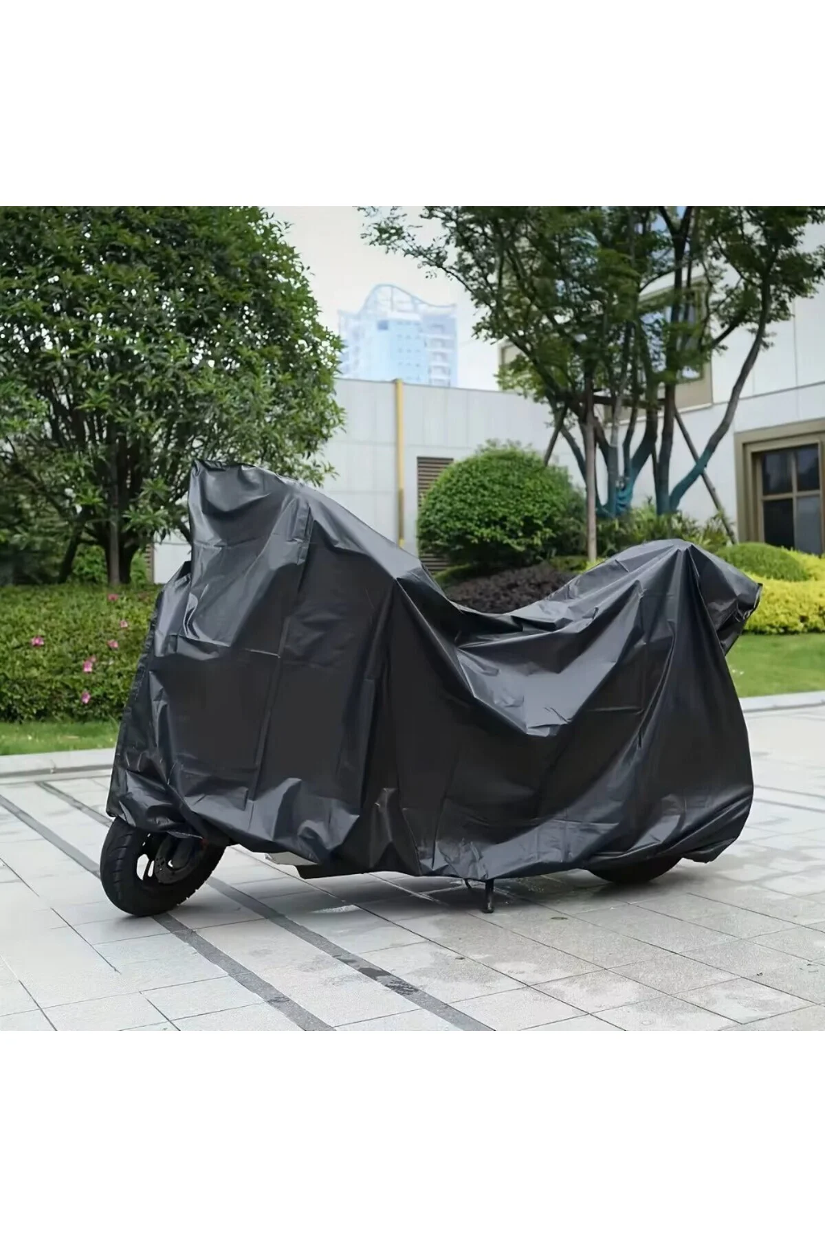 Premium Su Toz Geçirmez Motosiklet Bisiklet ve Elektrikli Scooter Koruma Örtüsü (180x120 cm)