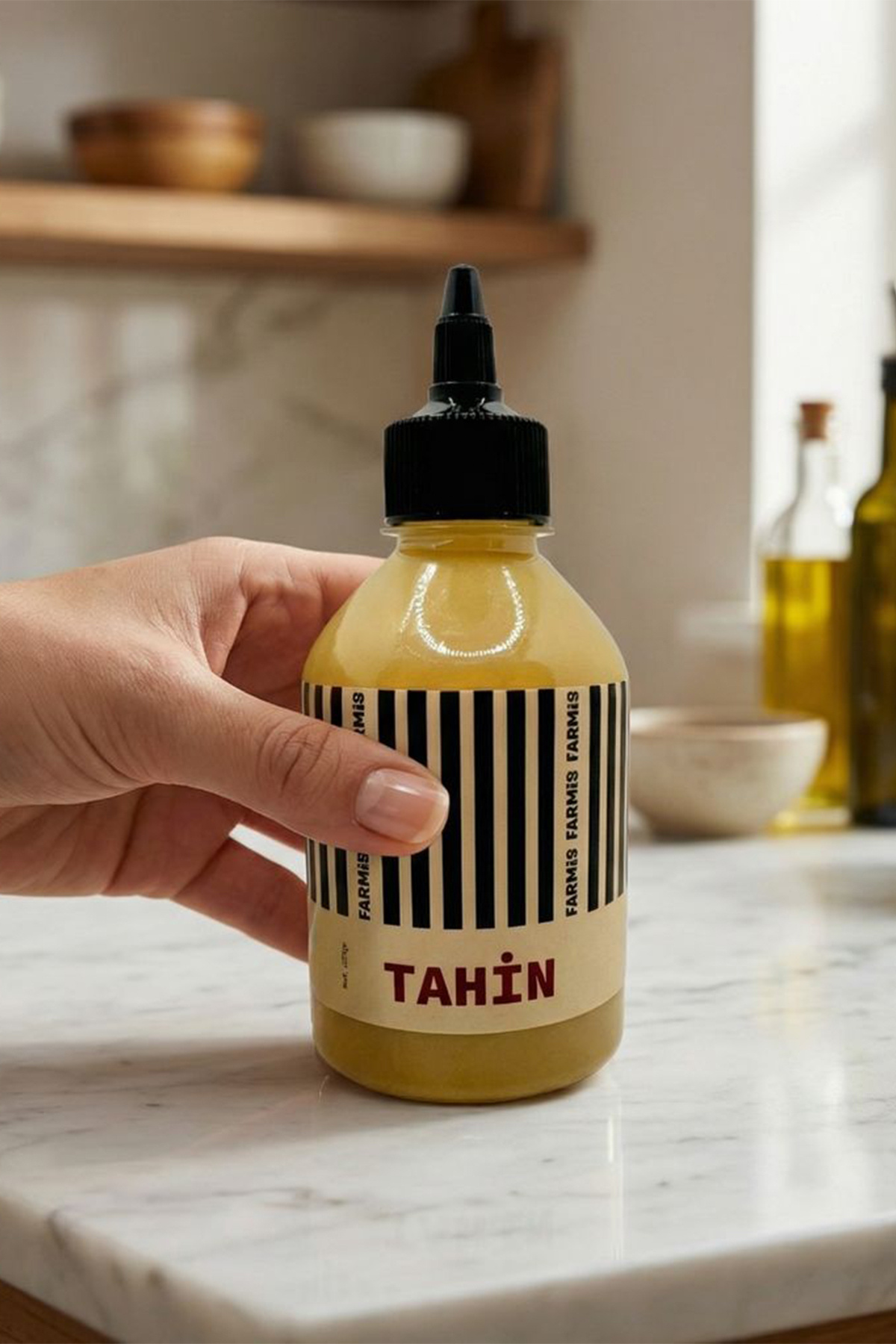 Premium Tahin 250gr - Aç-Kapa Sıkma Şişe - Özel Kavrulmuş