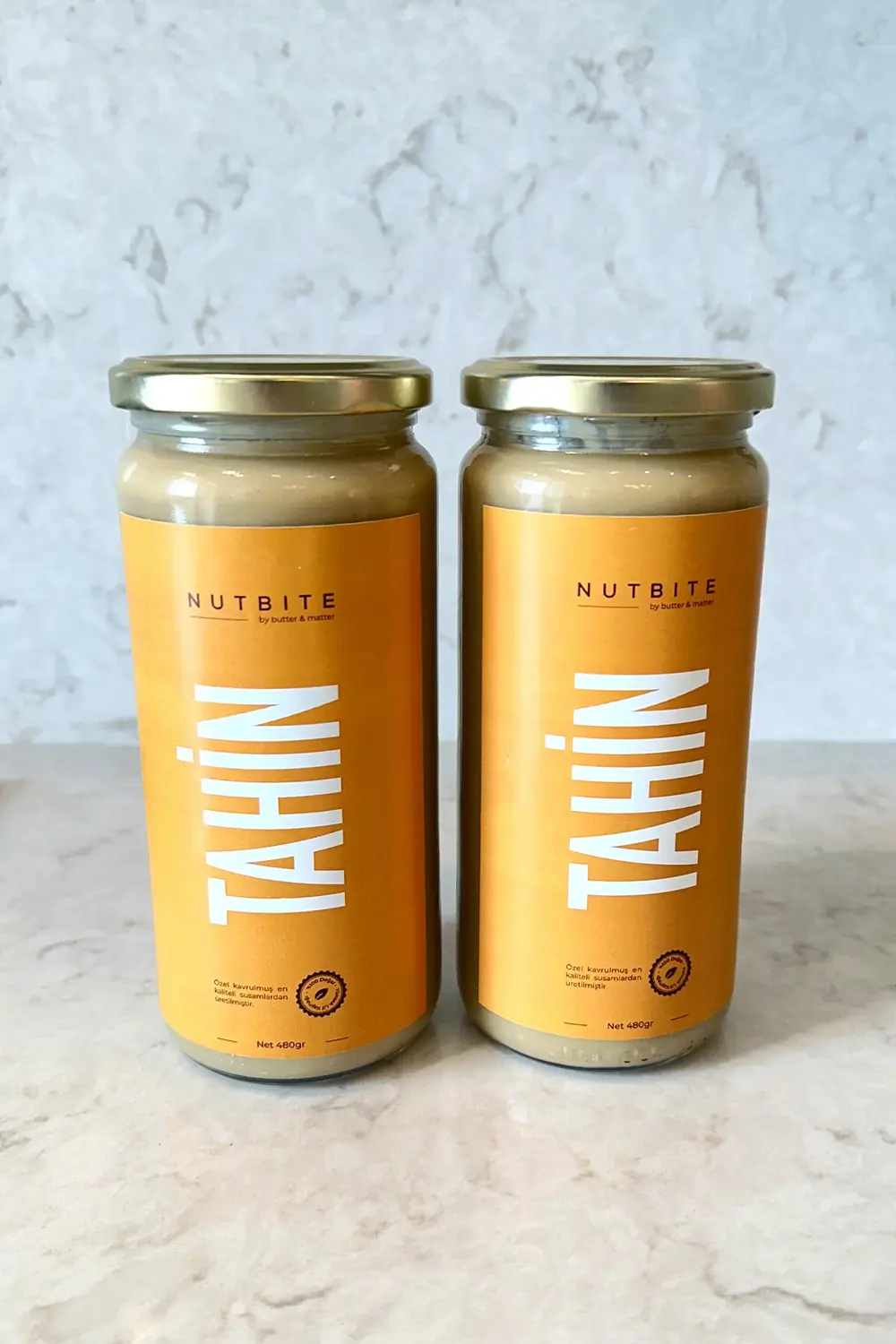 Premium Tahin 960gr (2x480gr) - %100 Doğal - Yüksek Lif Kaynağı -