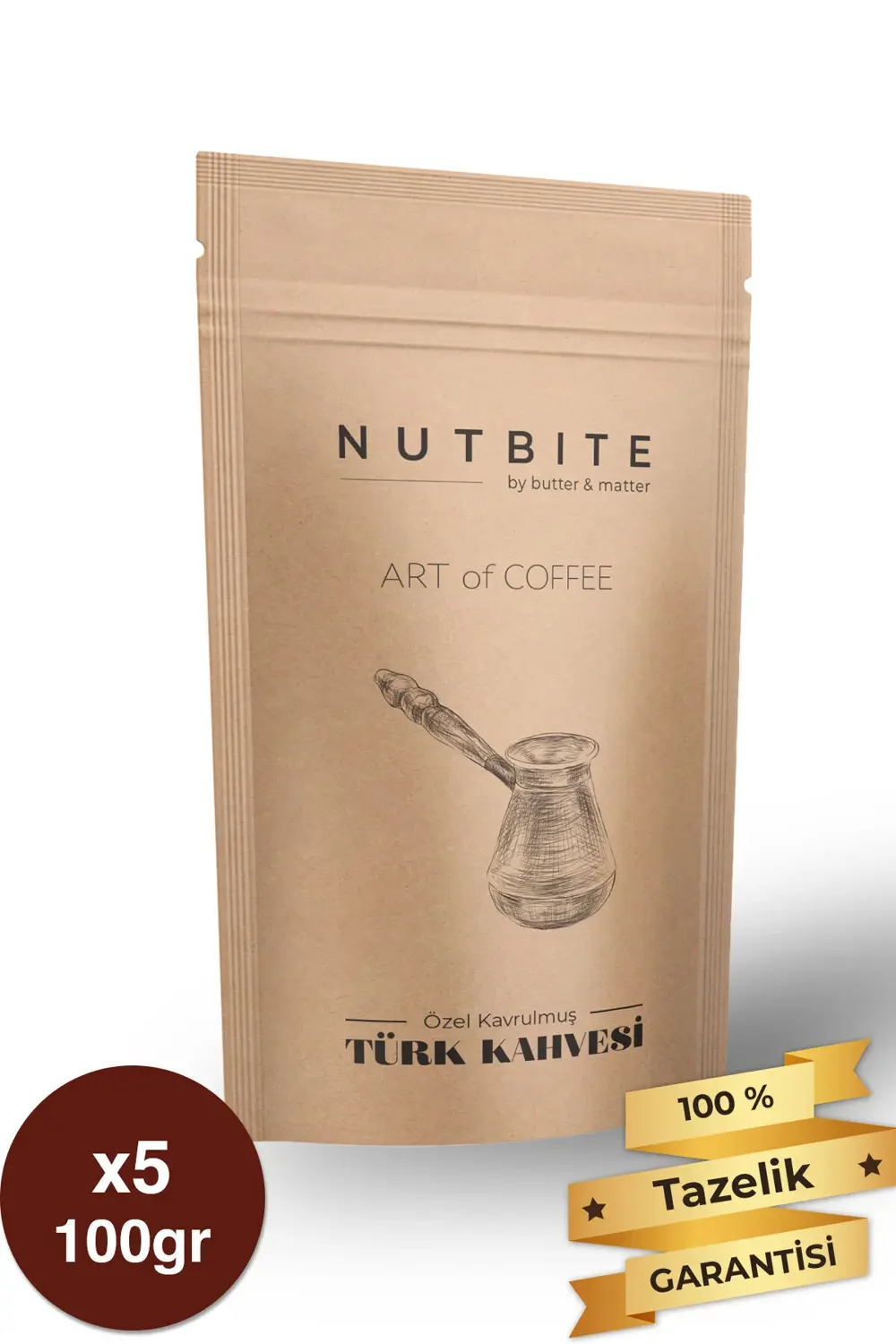 Premium Türk Kahvesi 500gr (5x100gr) - Özel Kavrulmuş - Art of Co