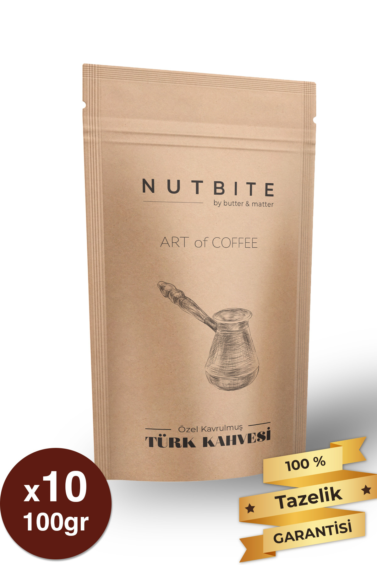 Premium Türk Kahvesi 1kg (10x100gr) - Özel Kavrulmuş - Art of Cof