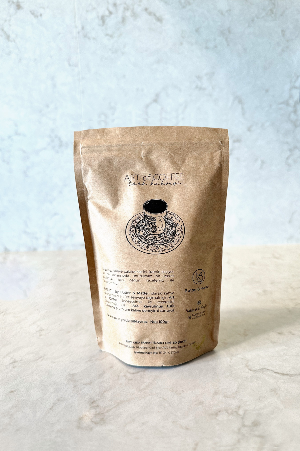 Premium Türk Kahvesi 100gr - Özel Kavrulmuş - Art of Coffee