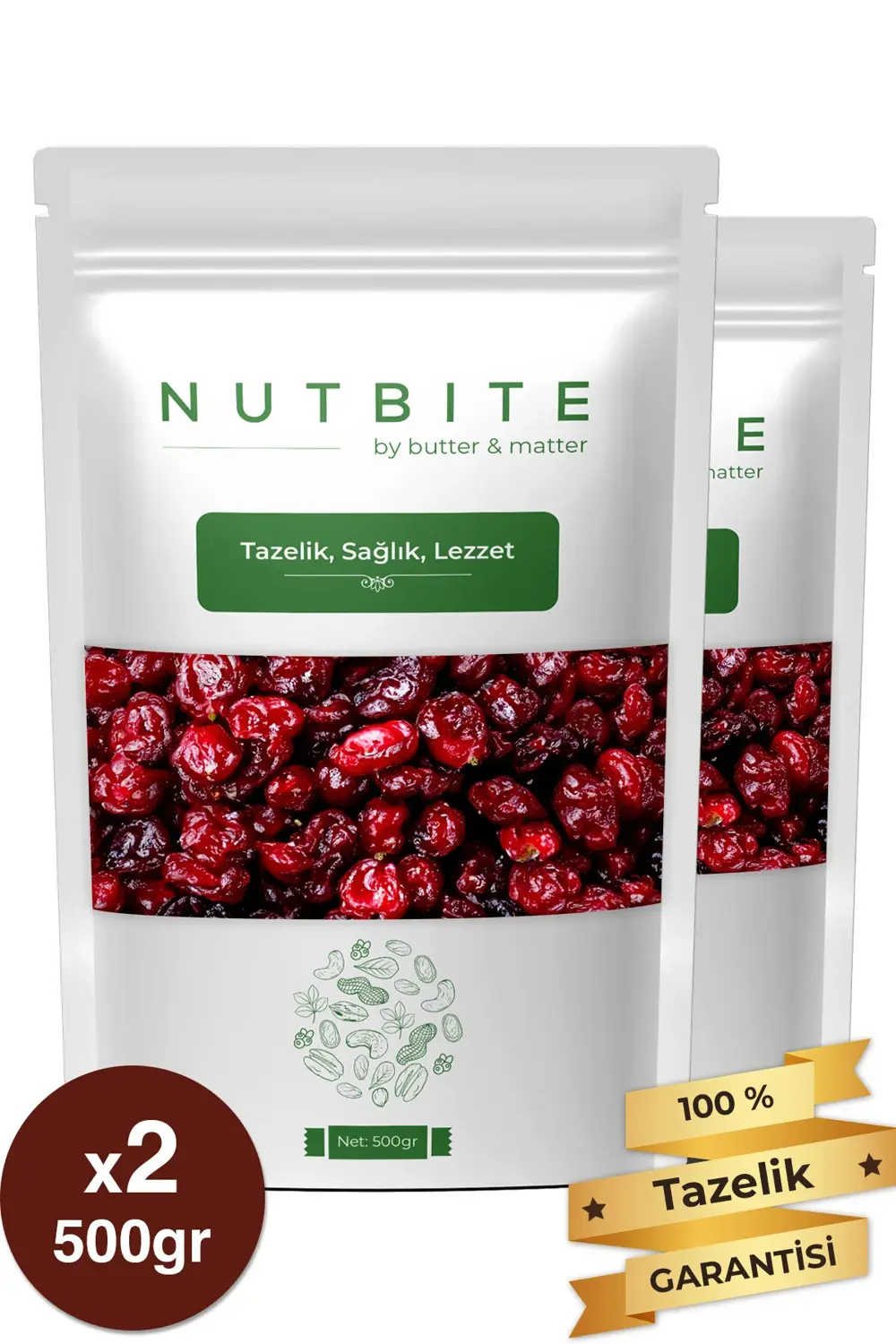 Premium Turna Yemişi 1kg - Cranberry - Çekirdeksiz Tane - Taptaze