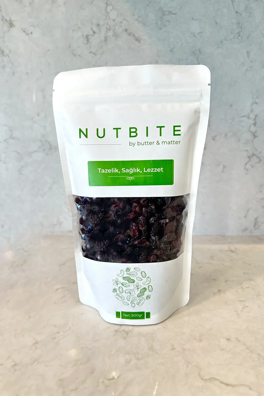 Premium Turna Yemişi 500gr - Cranberry - Çekirdeksiz Tane - Tapta