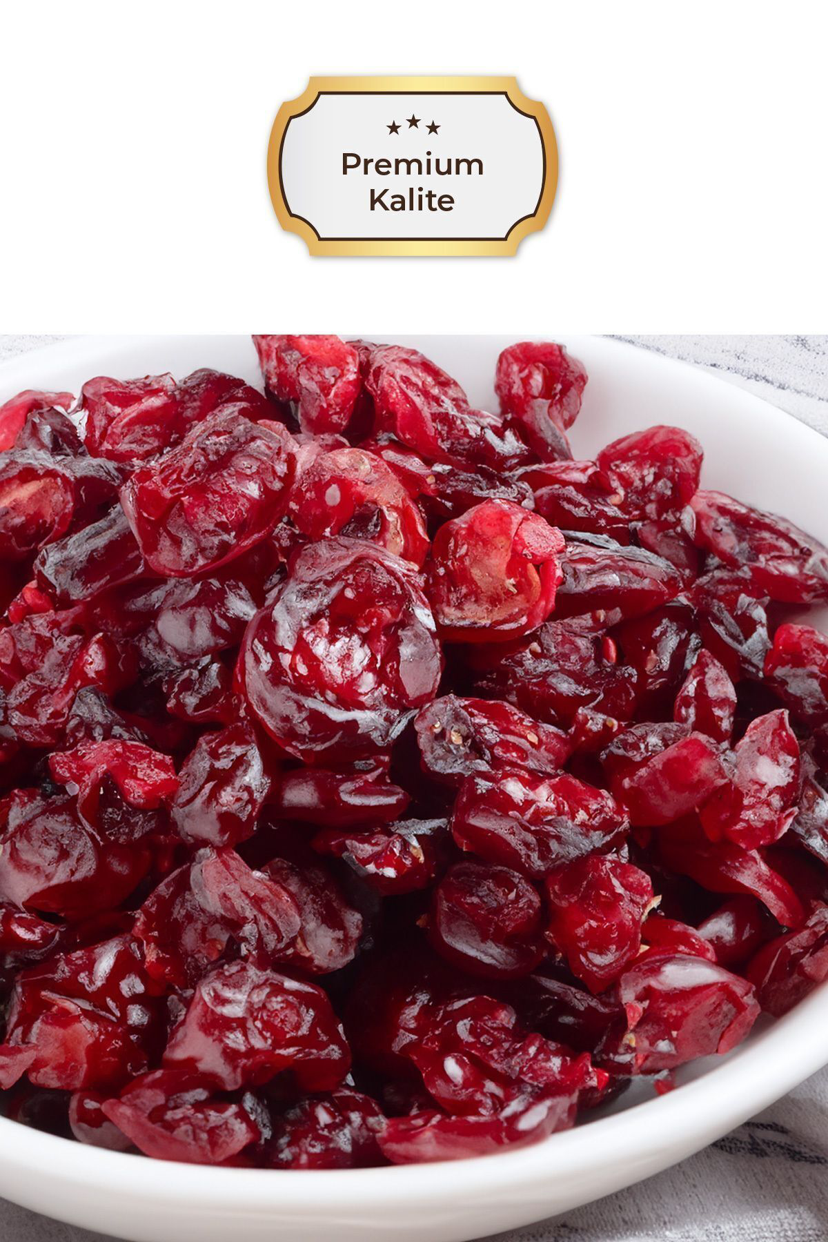 Premium Turna Yemişi 200gr - Cranberry - Çekirdeksiz Tane - Tapta