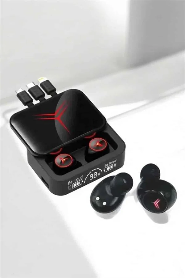 Premium TWS Bluetooth Kulaklık - Çoklu Şarj Girişi, Yüksek Ses Kalitesi ve Uzun Pil Ömrü