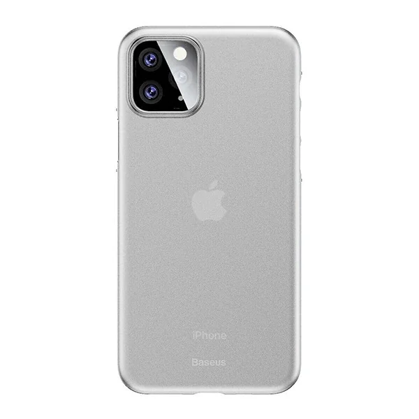 Premium Ultra İnce Lux Mat Şeffaf Kılıf - iPhone 11 Pro 5.8 (Baseus Wing Case)