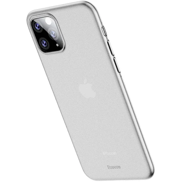 Premium Ultra İnce Lux Mat Şeffaf Kılıf - iPhone 11 Pro 5.8 (Baseus Wing Case)