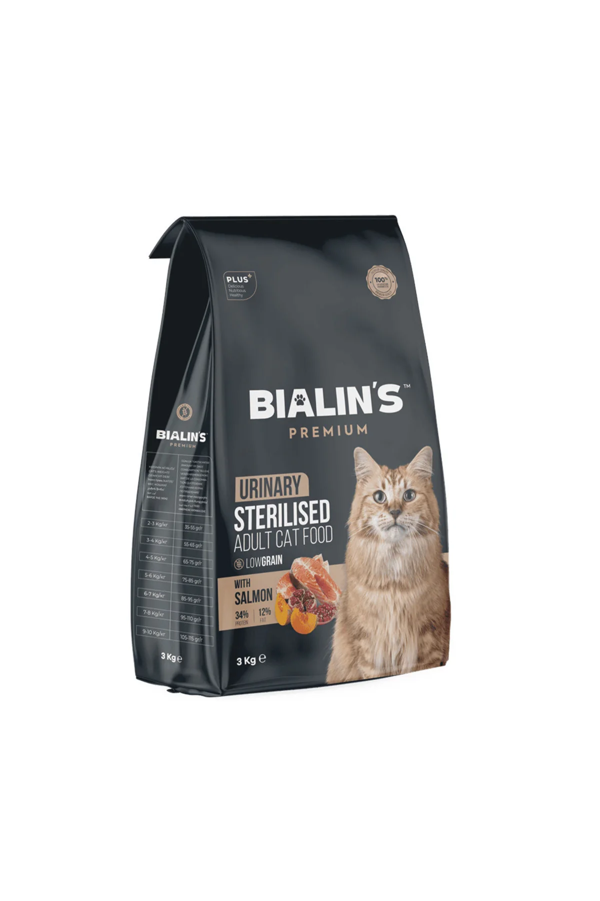 Premium Urinary Sterilised Somonlu Kısırlaştırılmış Kedi Maması 3 Kg