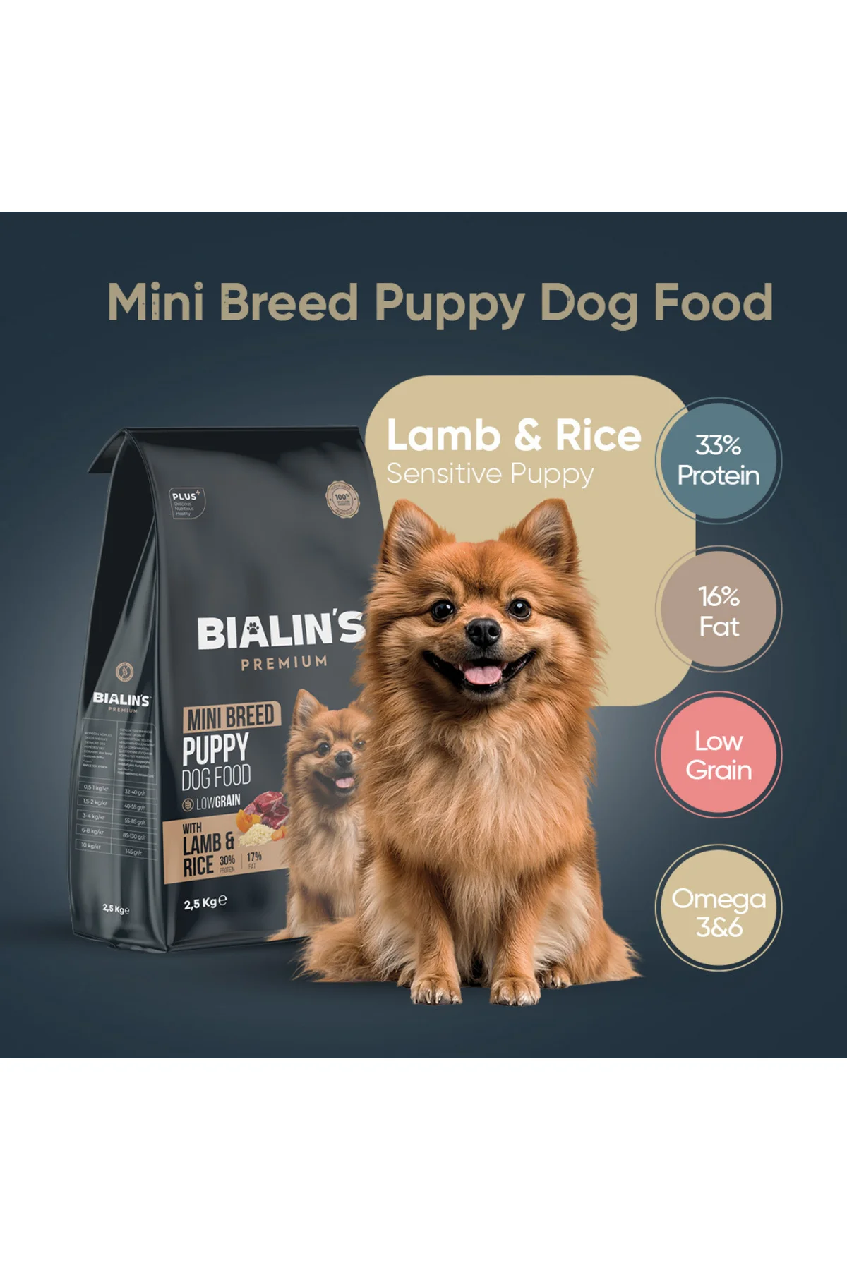 Premium Yavru Köpek Maması Kuzu & Pirinçli 2,5 Kg Premium Yavru Köpek Maması Kuzu & Pirinçli 2,5 Kg