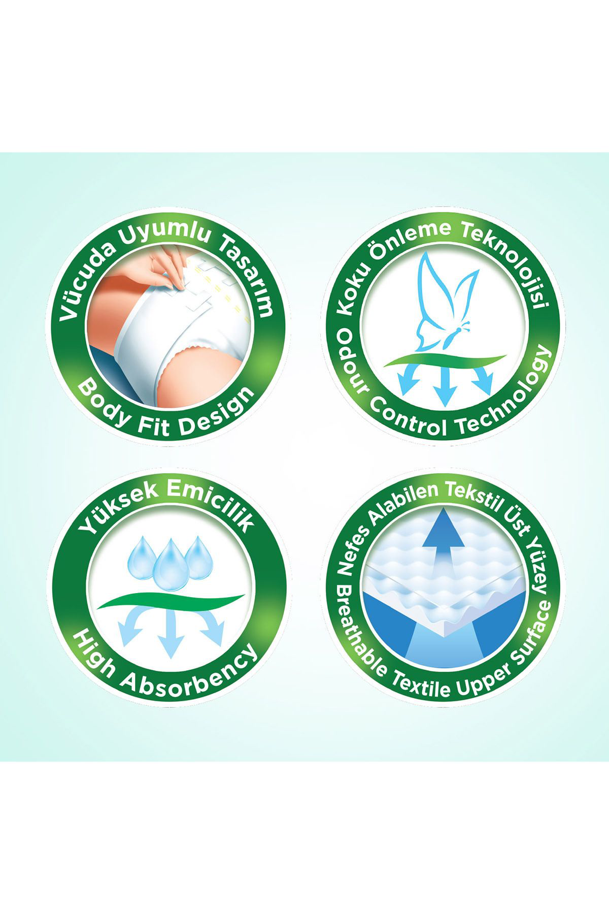 Premium Yetişkin Bezi Large 30 Adet