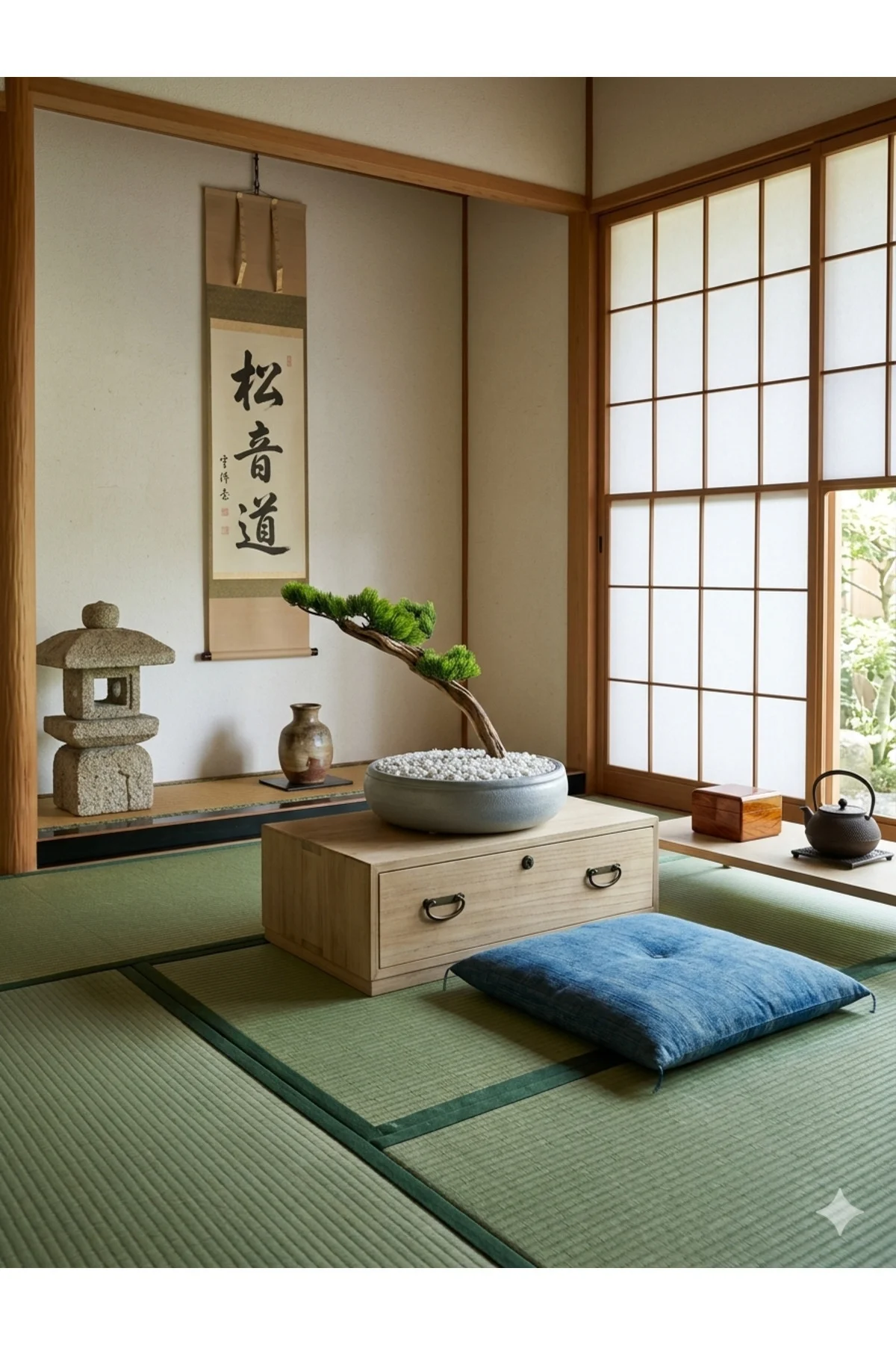 Premium Zen Serisi Yapay Bonsai Ağacı - Ev ve Ofis İçin Büyük Boy