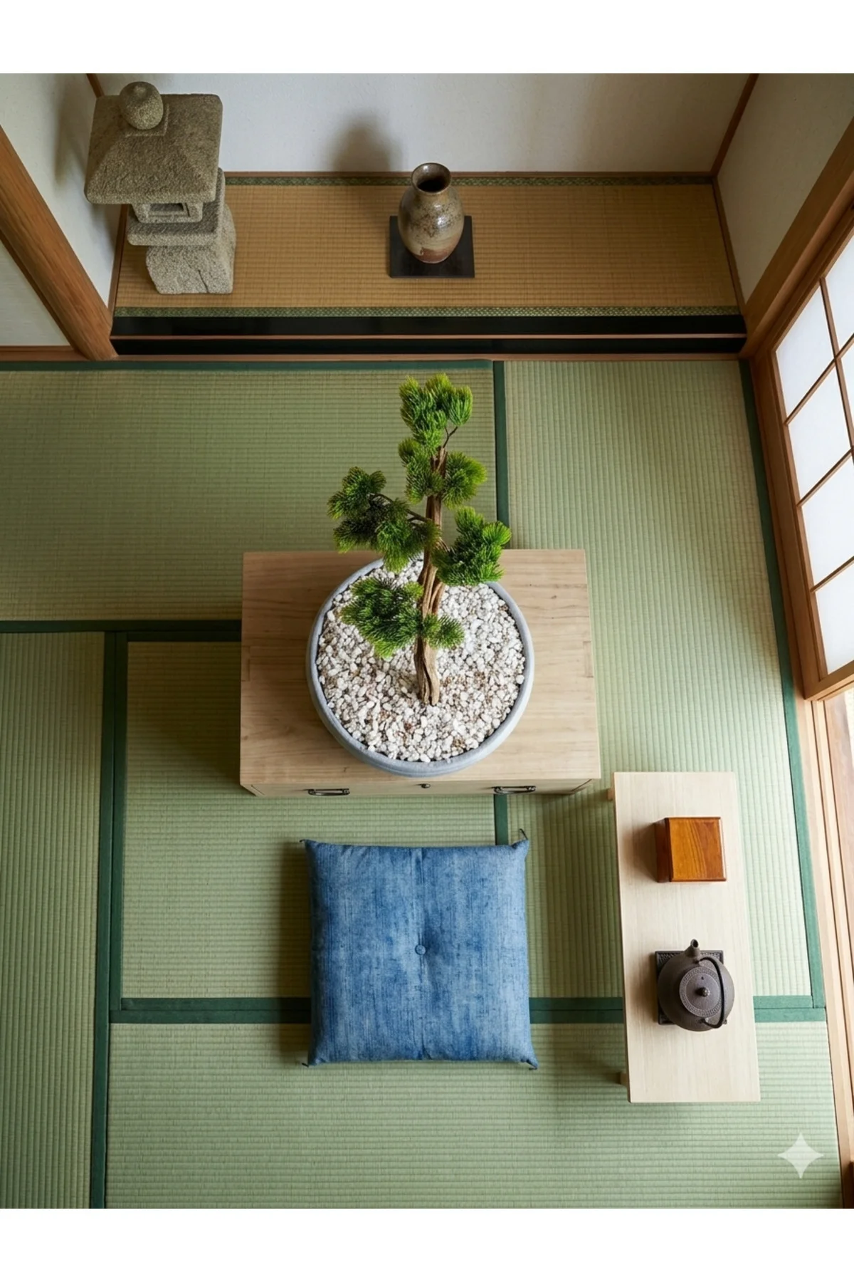 Premium Zen Serisi Yapay Bonsai Ağacı - Ev ve Ofis İçin Büyük Boy