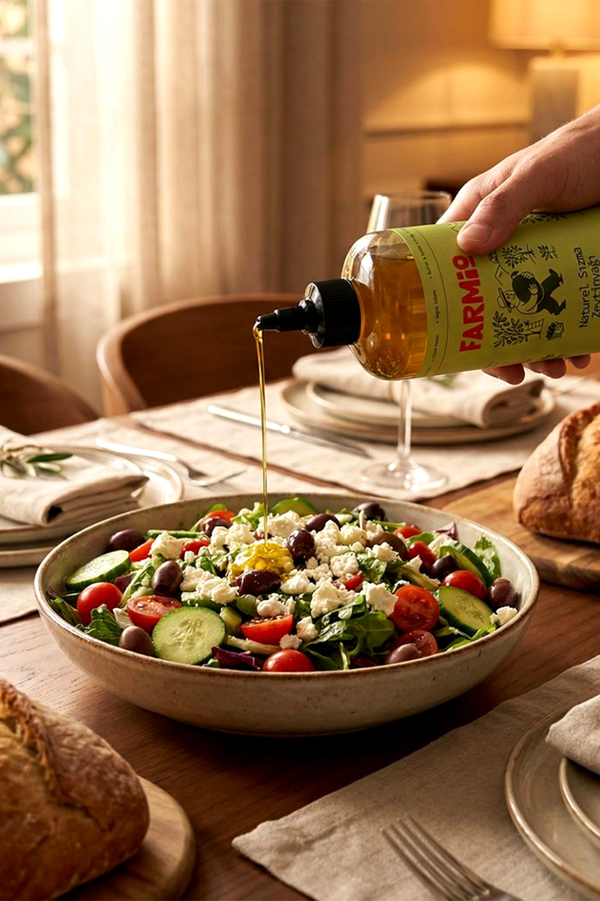 Premium Zeytinyağı 500ml - Aç-Kapa Mucize Başlasın - Soğuk Sıkım 