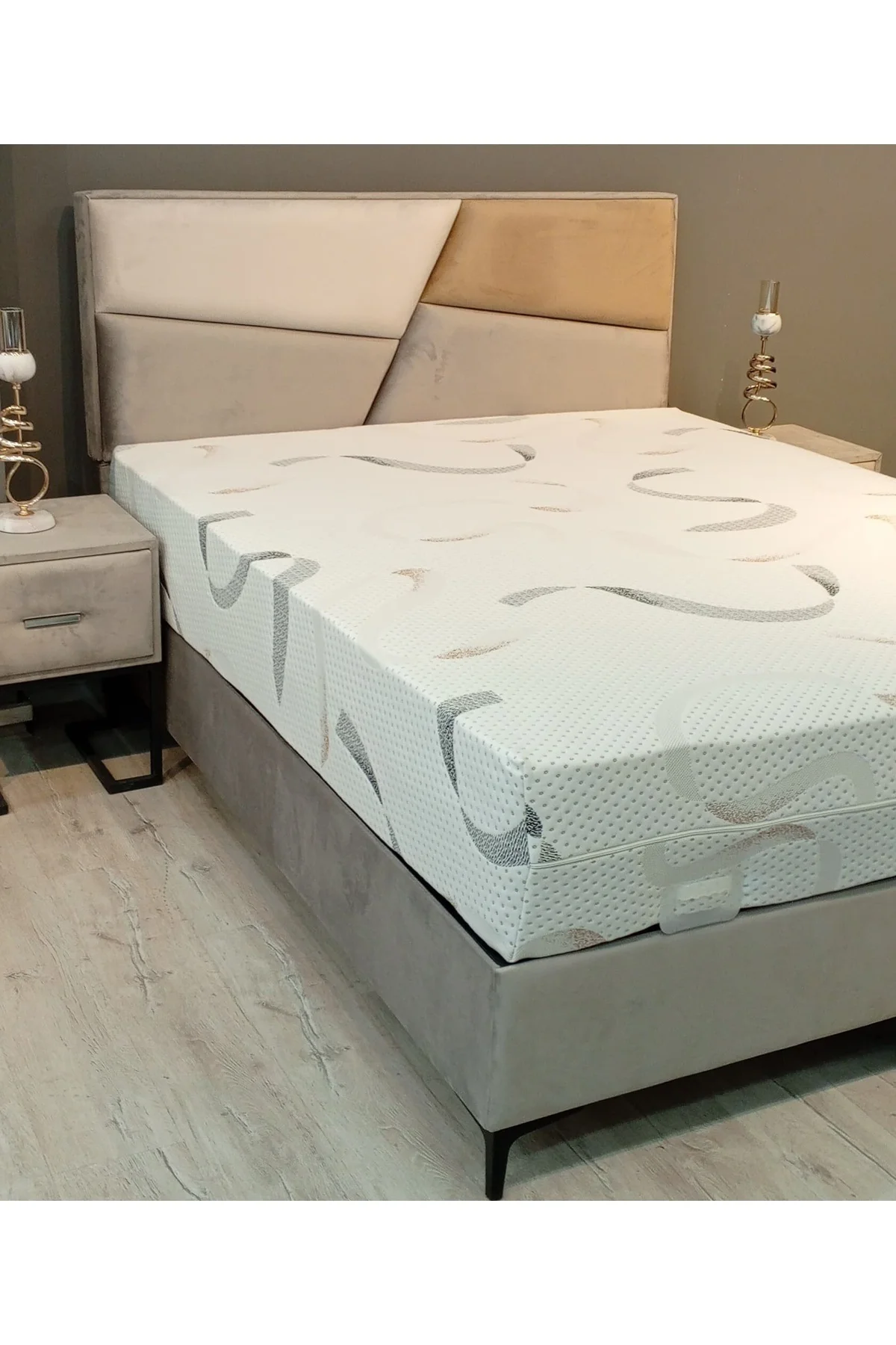 Premium,Yatak Pedi & şiltesi Fermuarlı Yatak Kılıfı