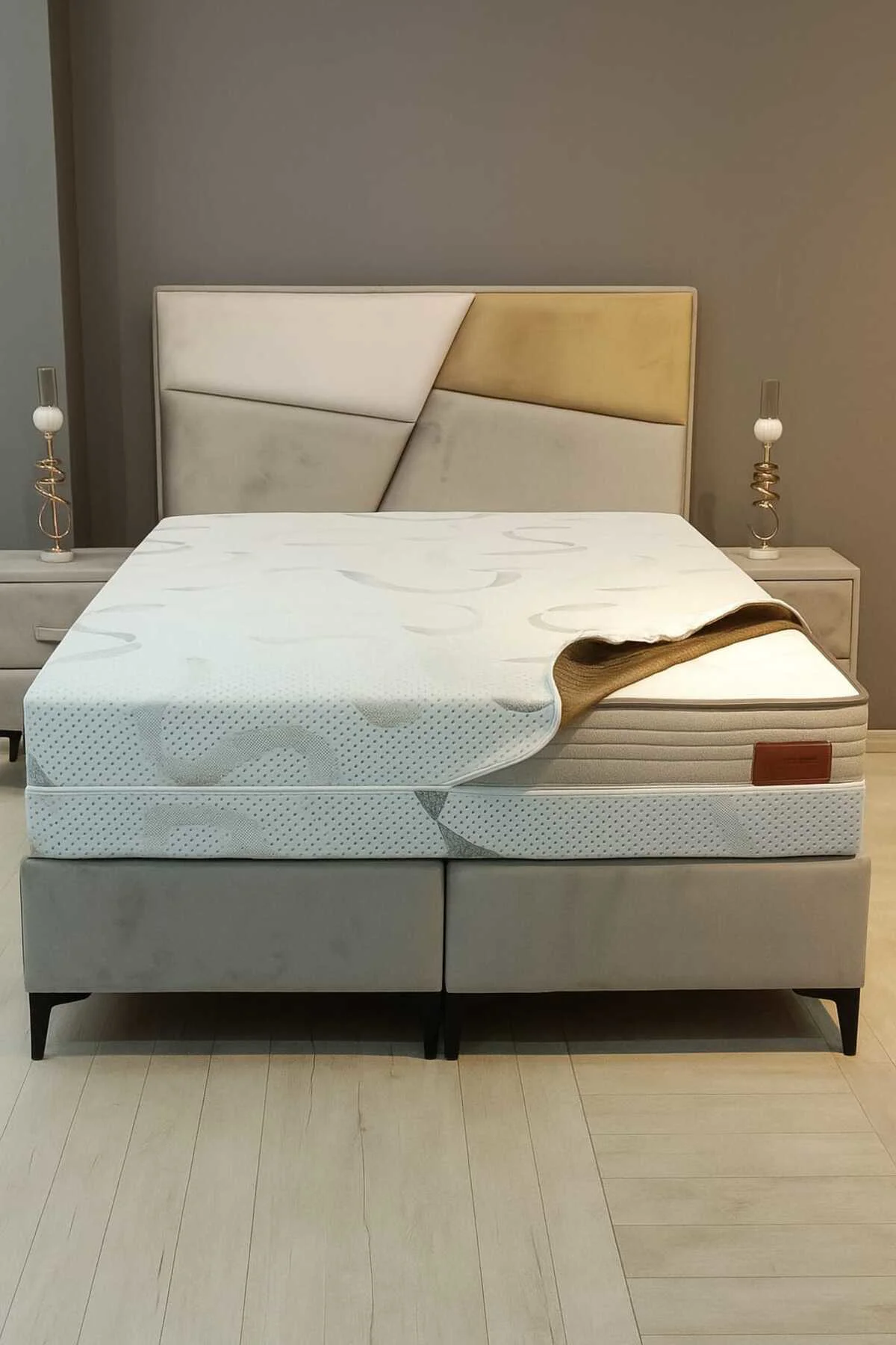 Premium,Yatak Pedi & şiltesi Fermuarlı Yatak Kılıfı