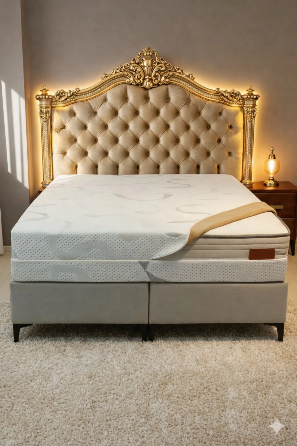 Premium,Yatak Pedi & şiltesi Fermuarlı Yatak Kılıfı