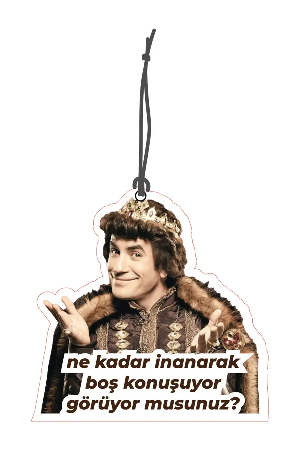 Prens Boş Konuşuyorsun Görselli Oto Kokusu Dikiz Ayna Süsü Torpi