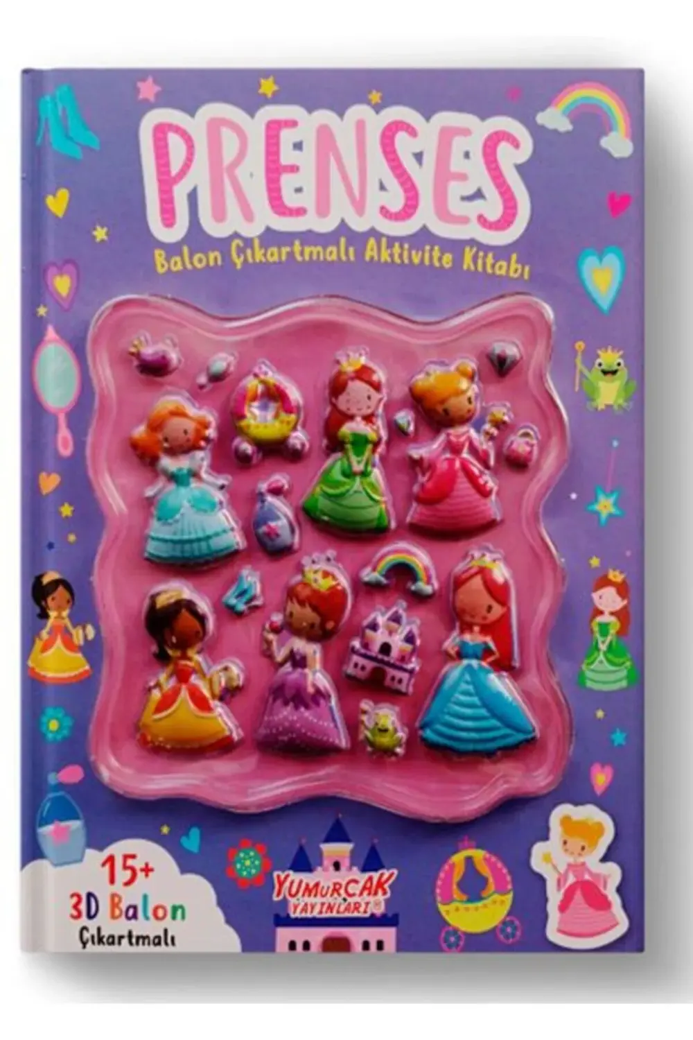 Prenses Balon Çıkartmalı Aktivite Kitabı
