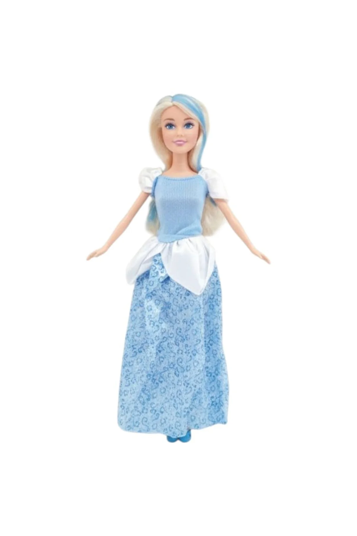 Prenses Bebek 30 cm - 66774 - 4 - Mavi (Lisinya)