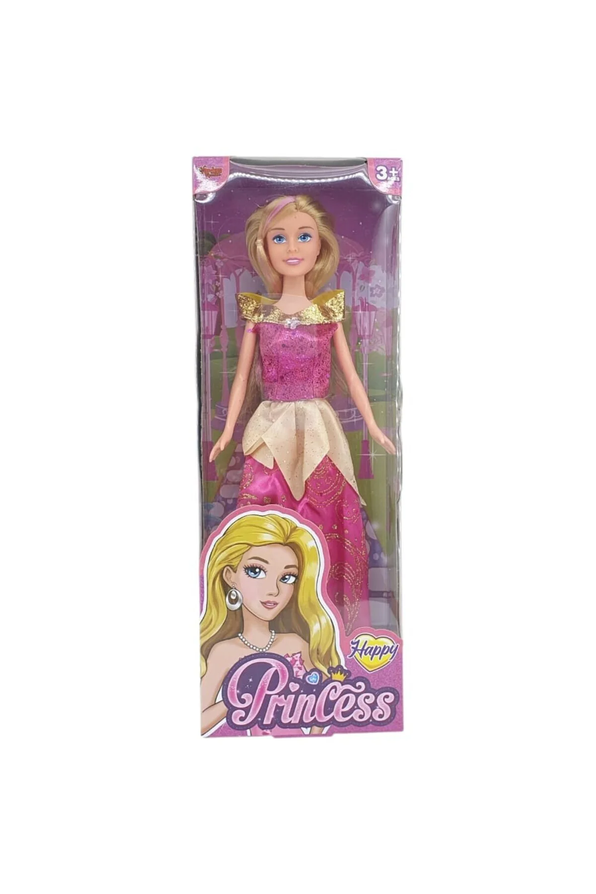 Prenses Bebek 30 cm - 66774 - 5 - Pembe (Lisinya)