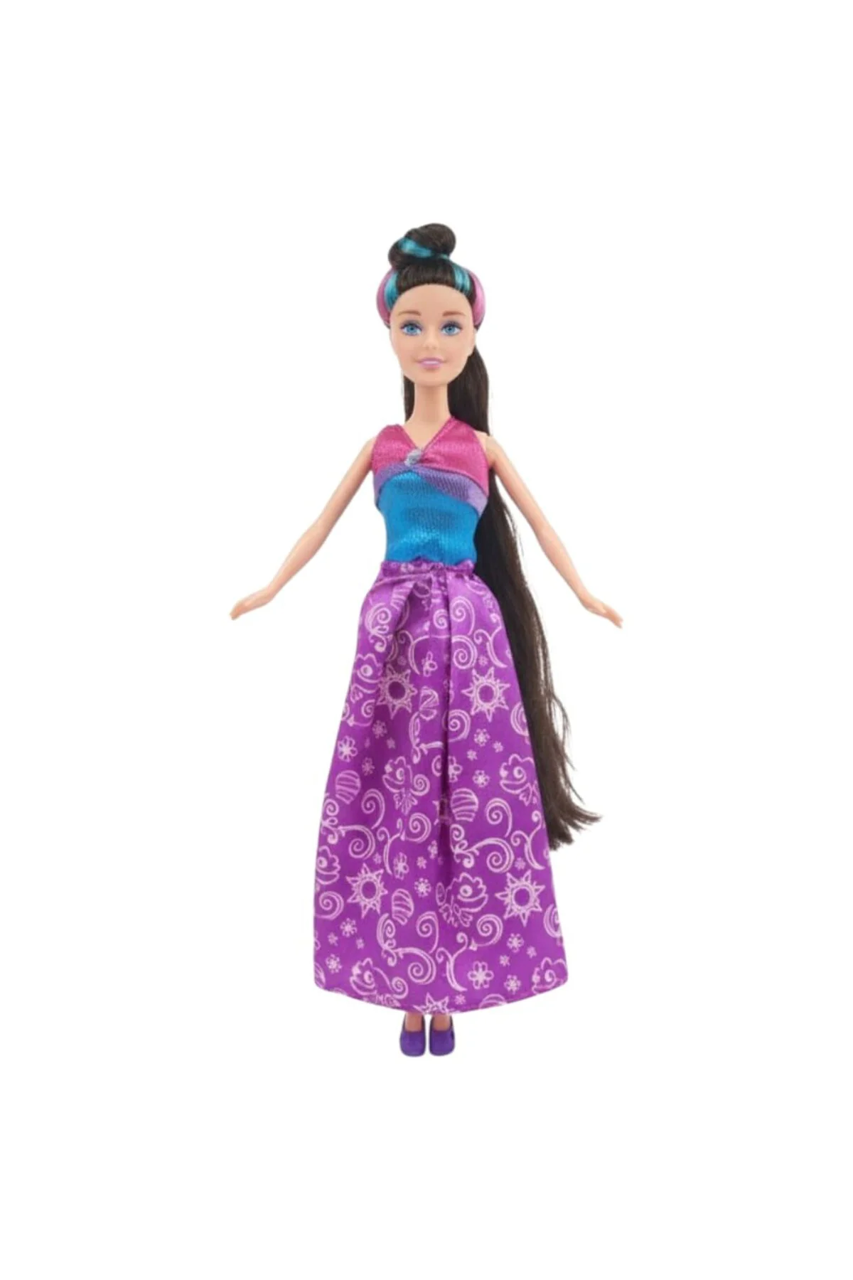 Prenses Bebek 30 cm - 66774 -3 - Mor (Lisinya)