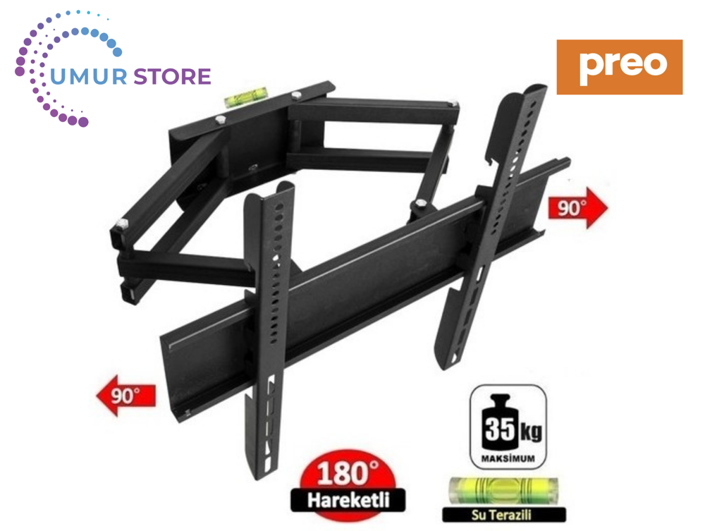 Preo Pr50dab540 50'' Fhd Webos Smart 32- 55 inç Çift Kollu Hareke