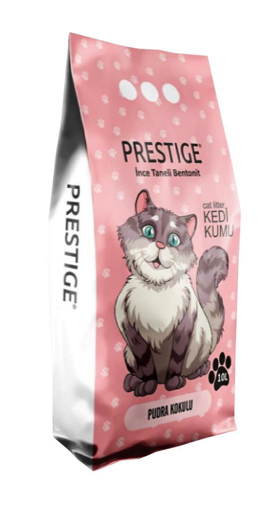 Prestige Toplaklanan Kedi Kumu Bebek Pudrası Kokulu 10Lt