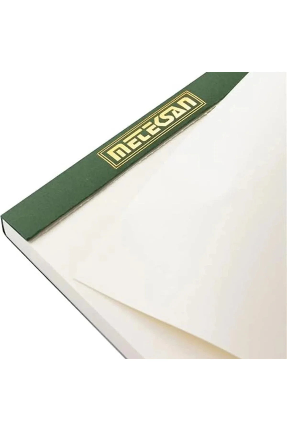 Prestij 17x24 cm Dokulu Karton Kapaklı Bloknot, 150 Yaprak, Düz, Yeşil