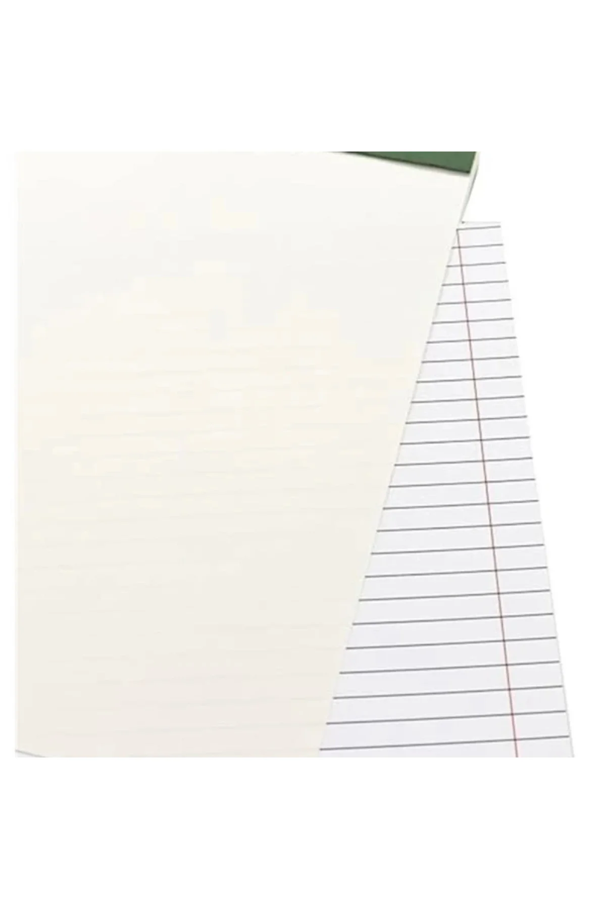 Prestij 17x24 cm Dokulu Karton Kapaklı Bloknot, 150 Yaprak, Düz, Yeşil