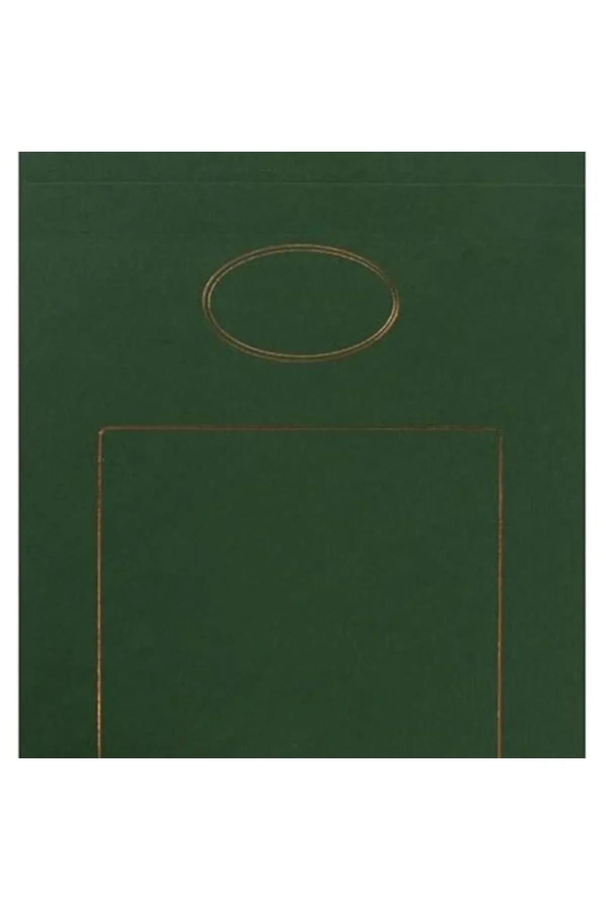 Prestij 17x24 cm Dokulu Karton Kapaklı Bloknot, 150 Yaprak, Düz, Yeşil
