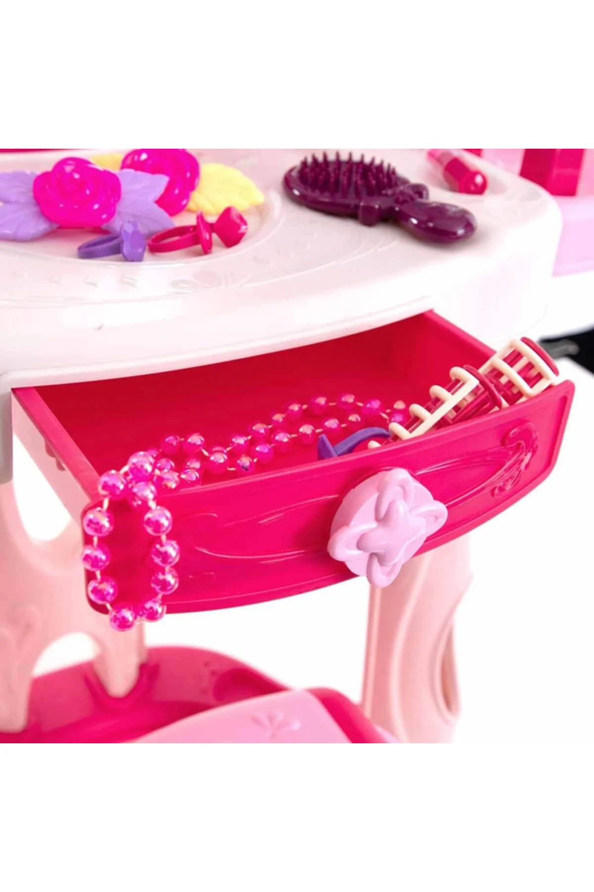 Pretty Pinky Işıklı ve Sesli Makyaj Masası Oyun Seti