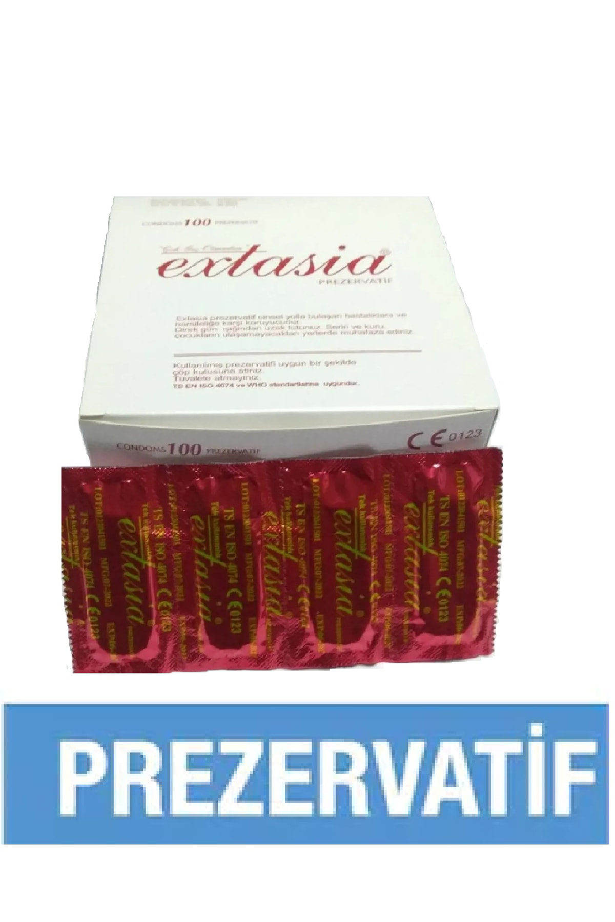 Prezervatif Kondom 100 Adet (gizli Gönderim)