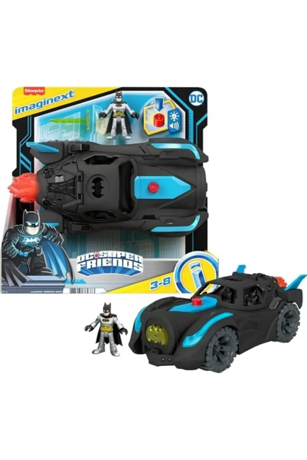 Price Imaginext® DC Super ™ Işıklı Ve Sesli Batmobil™ 978262
