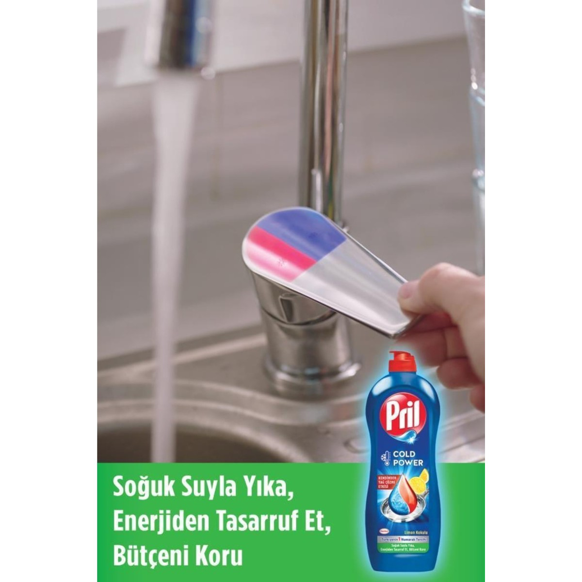 Pril  Elde Yikama Sivi Bulaşik Deterjani 4 X 675G 'Limon 5+ Etki, 