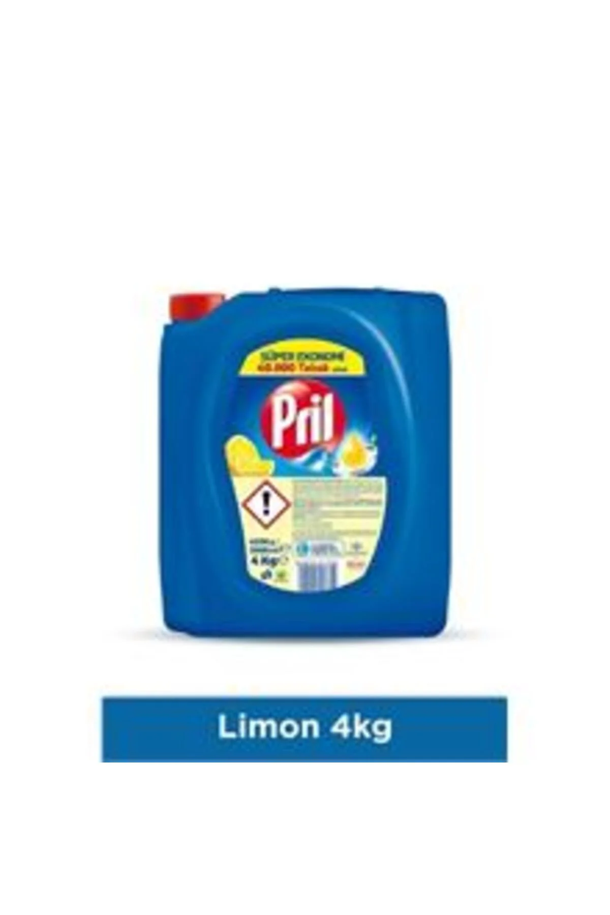 PRİLElde Bulaşık Deterjanı Üç Etkili Güç Limon 4kg - Yağ Çözücü v